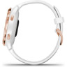 Часы GARMIN VENU 2S ROSE GOLD STAINLESS STEEL BEZEL WITH WHITE CASE AND SILICONE BAND 010-02429-13